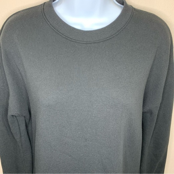 Small Black Sweatshirt Long Sleeve Stretch Casual Time And Tru Casual - Picture 3 of 8